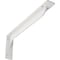 Ekena Millwork Embrey Steel Bracket, Hammered White 2"W x 18"D x 6 1/2"H BKTM02X18X06EBHWH - alternate 1